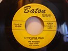 DOO WOP THE RIVILEERS A THOUSAND STARS BATON 200 ORIGINAL VG+ 45 RPM