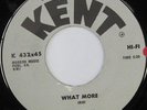 rare Soul 45 Z.Z. HILL what more KENT Listen
