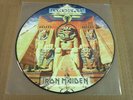 IRON MAIDEN POWERSLAVE SPECIAL LIMITED PICTURE DISC U.K. IMPORT PROMO ONLY RARE