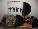 THE BEATLES 3X LP B&Y SGT PEPPER HELP FOR SALE ORIGINAL COLLECTION