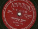Blues 78-Country Jim-Philippine Blues/Sad and Lonely Blues-Imperial 5095