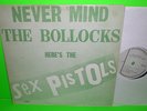 SEX PISTOLS : Never Mind the Bollocks RARE Korea Asia Press LP w/ SEX POSTALS