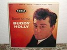 BUDDY HOLLY Listen To Me EP Orig Coral Cover Only Sharp