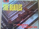 THE BEATLES PLEASE PLEASE ME  1969 BLACK & YELLOW SMALL STEREO PRESS