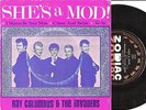 RAY COLUMBUS THE INVADERS 'SHE'S A MOD' RARE ORIG NZ ZODIAC EP 1967 XLNT