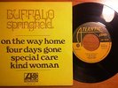 BUFFALO SPRINGFIELD - ON THE WAY HOME 7/45 EP PORTUGAL PS RARE 68 NEIL YOUNG VG+