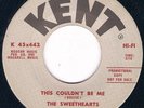 NORTHERN SOUL THE SWEETHEARTS This couldn't be me HEAR