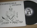 The Legion Of Parasites   Undesirable Guests   Original   Punk  LP 1984