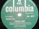 India Cliff Richard & The Shadows Summer Holiday 78 Rpm DB 4977 Made In India