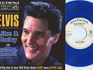 Rare Elvis Presley 45 & Pic Sleeve - Like A Baby - Blue Vinyl - Misprint - Promo