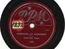 78 BLUES Morning At Midnight / Riding In Moonlight   Howling Wolf RPM 333 LISTEN