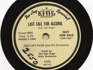78 R&B Last Call For Alcohol   Hot Lips Page KING WLP LISTEN