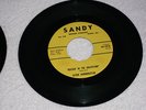 US Rockabilly Sandy 45 Jackie Morningstar - No Date/Rockin' In the Graveyard EX+