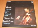 Philips HIFI STEREO ED1 Bach complete CELLO suites 1 - 6 MAURICE GENDRON 3LP box