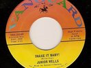 Northern Soul R&B 45 JUNIOR WELLS Shake it baby / Stomach ache VANGUARD Hear