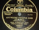 DIXIE WASHBOARD BAND - Anywhere sweetie goes - 78 rpm Columbia EX + 