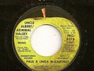 PAUL LINDA McCARTNEY 45 UNCLE ALBERT ADMIRAL HALSEY VG+ RARE APPLE PROMO BEATLES