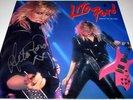LITA FORD Dancin' on the Edge, VINYL LP Runaways Kiss Me Deadly Autograph SIGNED