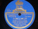 TANGO 78 rpm RECORD Odeon FRANCISCO CANARO Sueño chino SPAIN Tomo y obligo