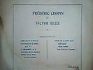VICTOR GILLE  PLAY  CHOPIN RARE FRENCH PRESS SIGNED