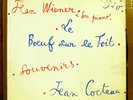 JEAN WIENER COCTEAU Le boeuf sur le toit 1958 PATHE STX 127