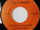rare Soul 45 LUV 'N HAIGHT one night love affair AMR Hear