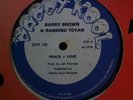 Barry Brown Peace And Love Killer Roots Orig Daddy Kools Release