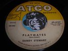 SANDY STEWART Teen Rocker 45 on Atco Playmates b/w Heavenly Father