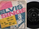 ELVIS PRESLEY Baby Lets Play House RARE Portrait AUSTRALIA Only Sleeve 45 Sings