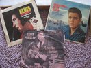 Elvis 3 45's Love me Tender w/sleeve  Moody Blue pic sleeve, Christmas/Elvis