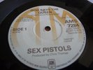 SEX PISTOLS 7'' GOD SAVE THE QUEEN A+M REPR PUNK