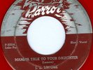 J.B. LENORE Mamma Talk RARE CHICAGO BLUES PARROT 809 RED WAX 45
