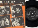 RARE ORIGINAL SWEDEN Beatles Single 1964 A hard days night ORANGE COV Parlophone