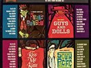 FINIAN'S RAINBOW+GUYS&DOLLS+KISS ME KATE+SOUTH PACIFIC REPRISE BOX SET (4) LP's