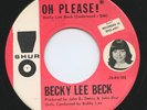 Rare Teen / Beatles Novelty 45 - Becky Lee Beck - Oh Please - Mint Minus