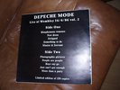 Depeche Mode Live at Wembley Vol 2  very rare LP vinyl