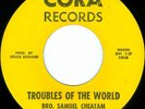 BRO SAMUEL CHEATAM GOSPEL FUNK 45 on CORA STRONG VG+