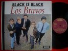 LOS BRAVOS - Black Is Black  1966 Decca German Pressing Label Top 