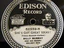 Edison Diamond Disc record 52559 Billy Murray, Kansas City Kitty