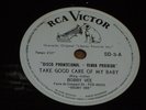 BOBBY VEE 1961 Take Good Care Of My Baby RARE PROMO 10” 78 RPM BRAZIL