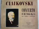 TCHAIKOVSKY DAVY ERLIH VIOLIN DUCRETET THOMSON STEREO RCA ITALY RARE