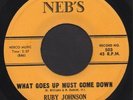 RUBY JOHNSON What Goes Up R&B/NEW BREED/SOUL 45 Listen
