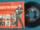 Picture Sleeve EP   Elvis Presley   PERFECT FOR PARTIES HIGHLIGHT ALBUM   NM