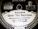 52448 BILLY MURRY AND THE 7 BLUE BABIES - DOIN' THE RACCOON  Edison Diamond Disc