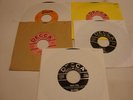 5 BILL HALEY 45'S, DECCA  30394,  30530, 30873, 31030, ESSEX 321,