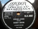 BOBBY DARIN Dream Lover London 78 rpm