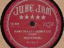 ROSE MITCHELL HENDERSON BIG MAYBELLE JUKEBOX JAM BABY PLEASE DON'T GO 10