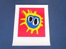 PRIMAL SCREAM - SCREAMADELICA - 1992 SIGNED LITHOGRAPHIC PRINT - PAUL CANNELL