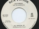 Rare Early Rock & Roll 45 - Elvis Presley - All Shook Up - LISTEN - Promo