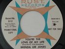 BRENDA LEE JONES You're The Love Of My Life VG++ RUST Northern Soul 1st 45 HEAR